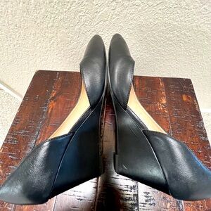 Franco sarto black leather shoes 7.5